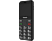 PANASONIC Outlet KX-TU150 fekete nyomógombos kártyafüggetlen mobiltelefon időseknek