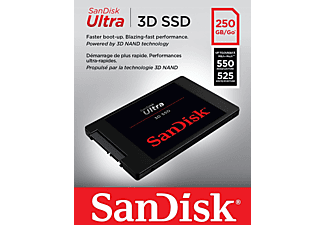 SANDISK Ultra 3D 7mm 550/525 SATA3 SDSSDH3-250G-G25 250GB