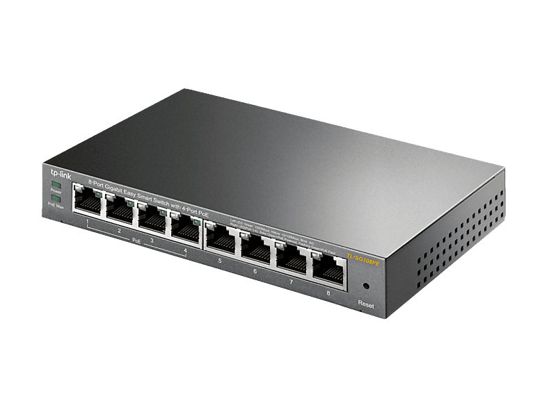 TP-LINK TL-SG108PE TL-SG108PE Netzwerk Switch 8 Port 1 GBit/s PoE-Funktion — Foto 4 von 5