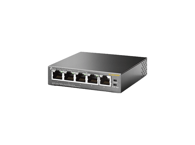 TP-LINK TL-SG1000 Desktop Gigabit Switch, schwarz (TL-SG1005P) — Foto 3 von 4
