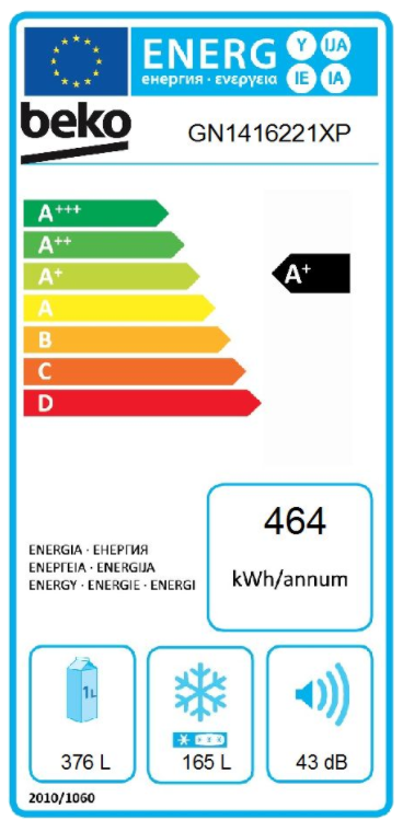 BEKO GN-1416221 XP NeoFrost side by side hűtő