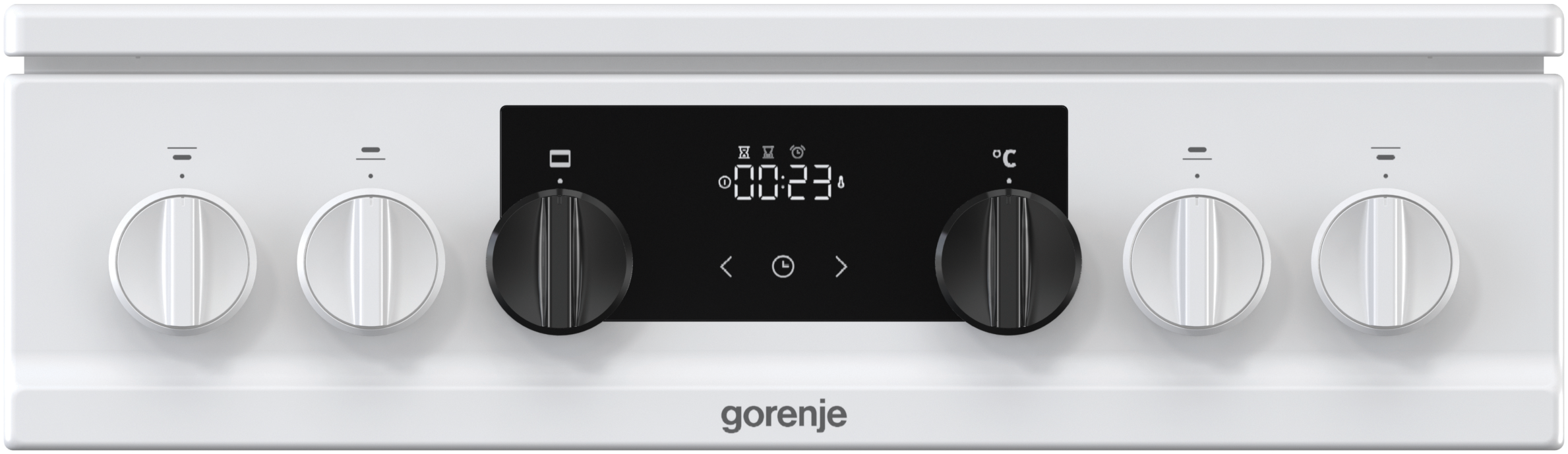 GORENJE K 5341 WHB kombinált tűzhely, HomeMade plus forma, gáz főzőlap, BigSurface, AquaClean, BigSpace