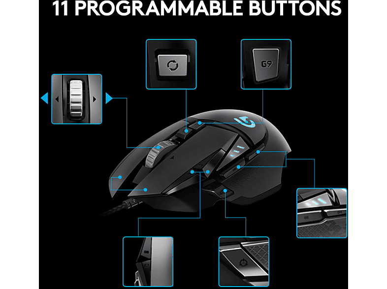 Logitech g502 tasten belegen