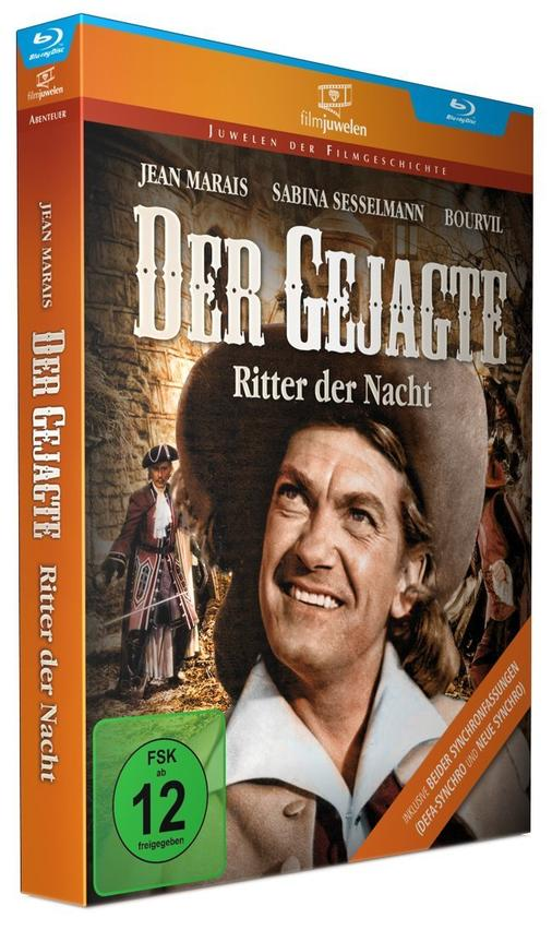 DVD-Cover für den Film 'Der Gejagte', mit einem Schauspieler im Cowboyhut.