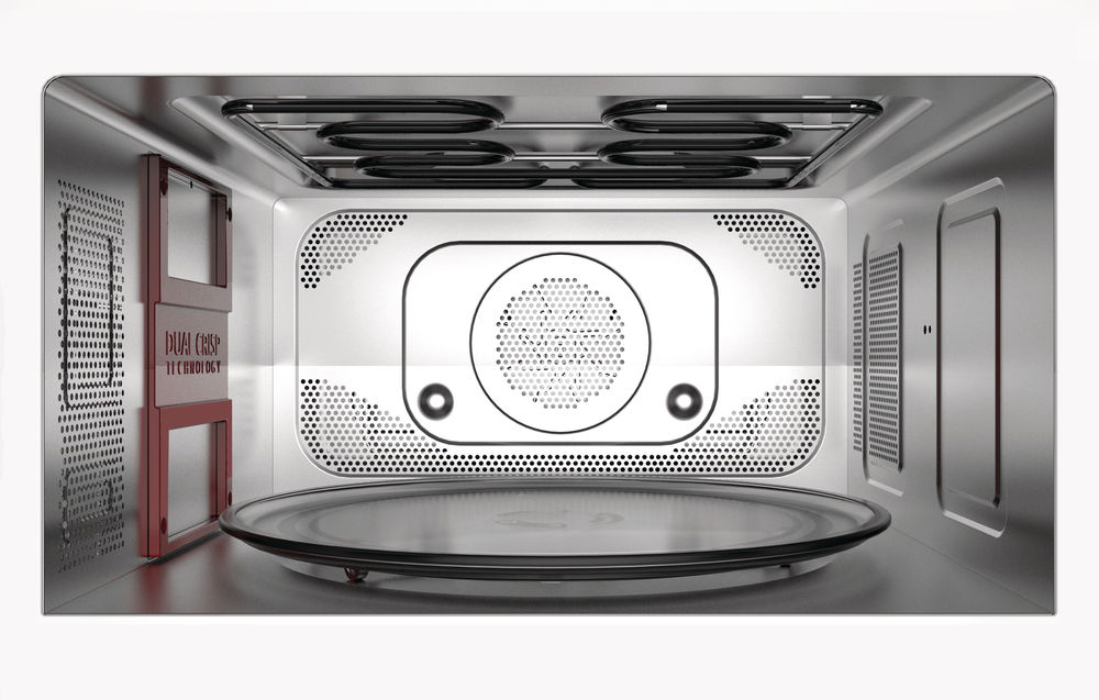 WHIRLPOOL MWP 338 SX Mikrohullámú sütő, grill, crisp (pirítás) és hőlégbefúvás funkció, AutoClean öntisztítás