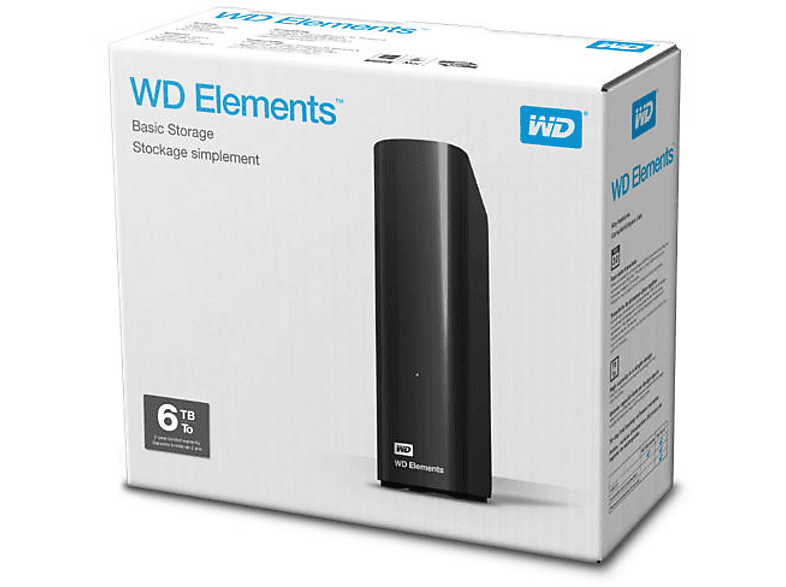 WD Elements 3.5" 6 TB WDBWLG0060HBK Taşınabilir Hard Disk Siyah_3