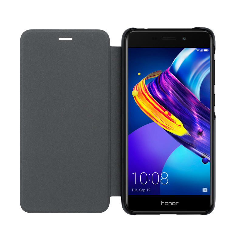 HONOR  Pro Flip Cover, Bookcover, Honor, 6C Pro, Schwarz