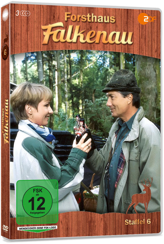Das Forsthaus Falkenau DVD-Cover mit Schauspielern.