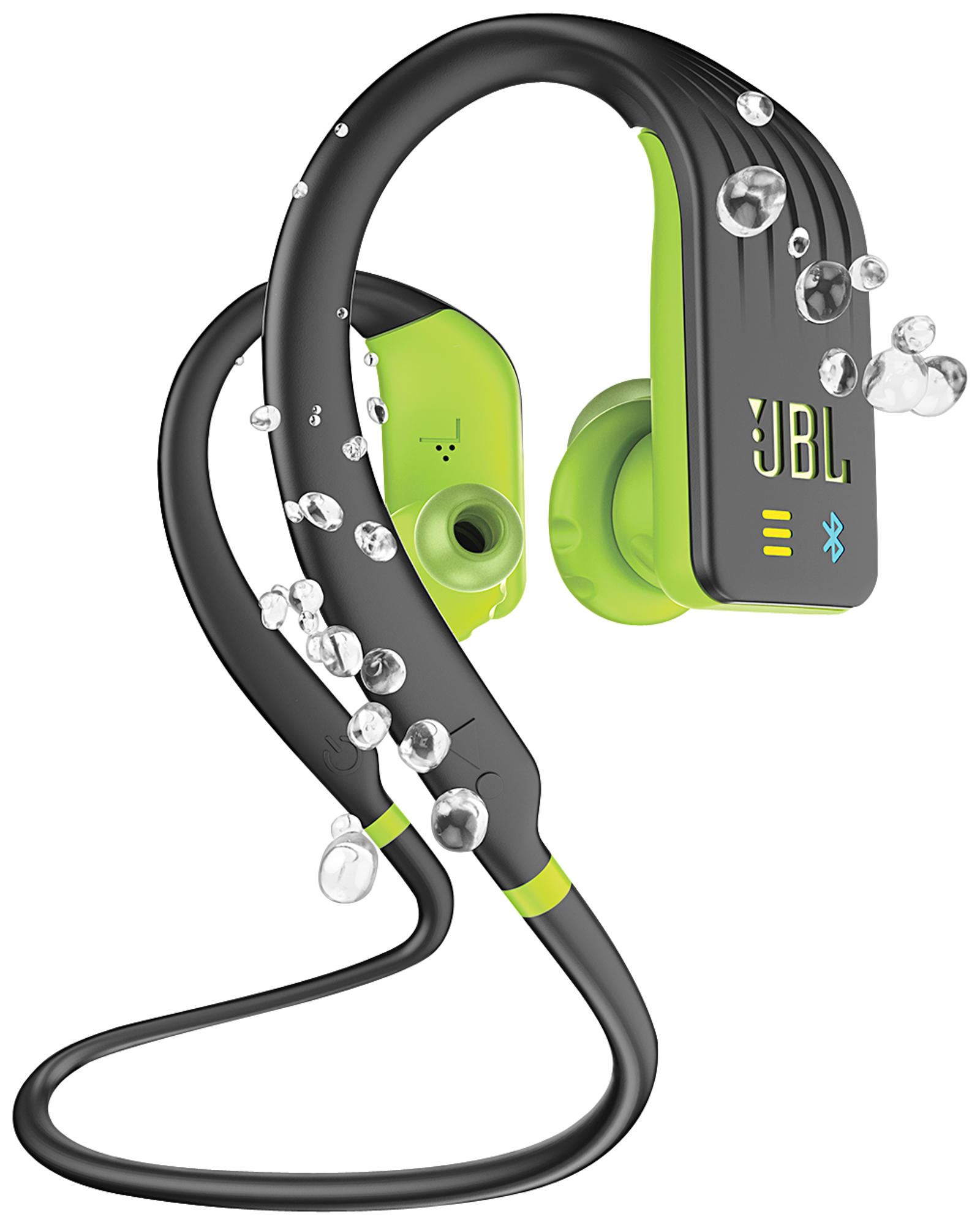 JBL EnduranceDive, In-ear Kopfhörer Schwarz/Gelb Bluetooth