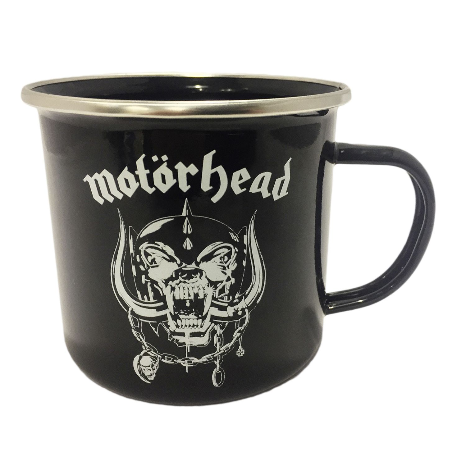 KLANGUNDKLEID.DE Motörhead Tasse WARPIG Emailltasse Tasse