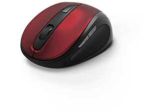 HAMA 182628 Optische 6-Tasten-Funkmaus "MW-400", Rot