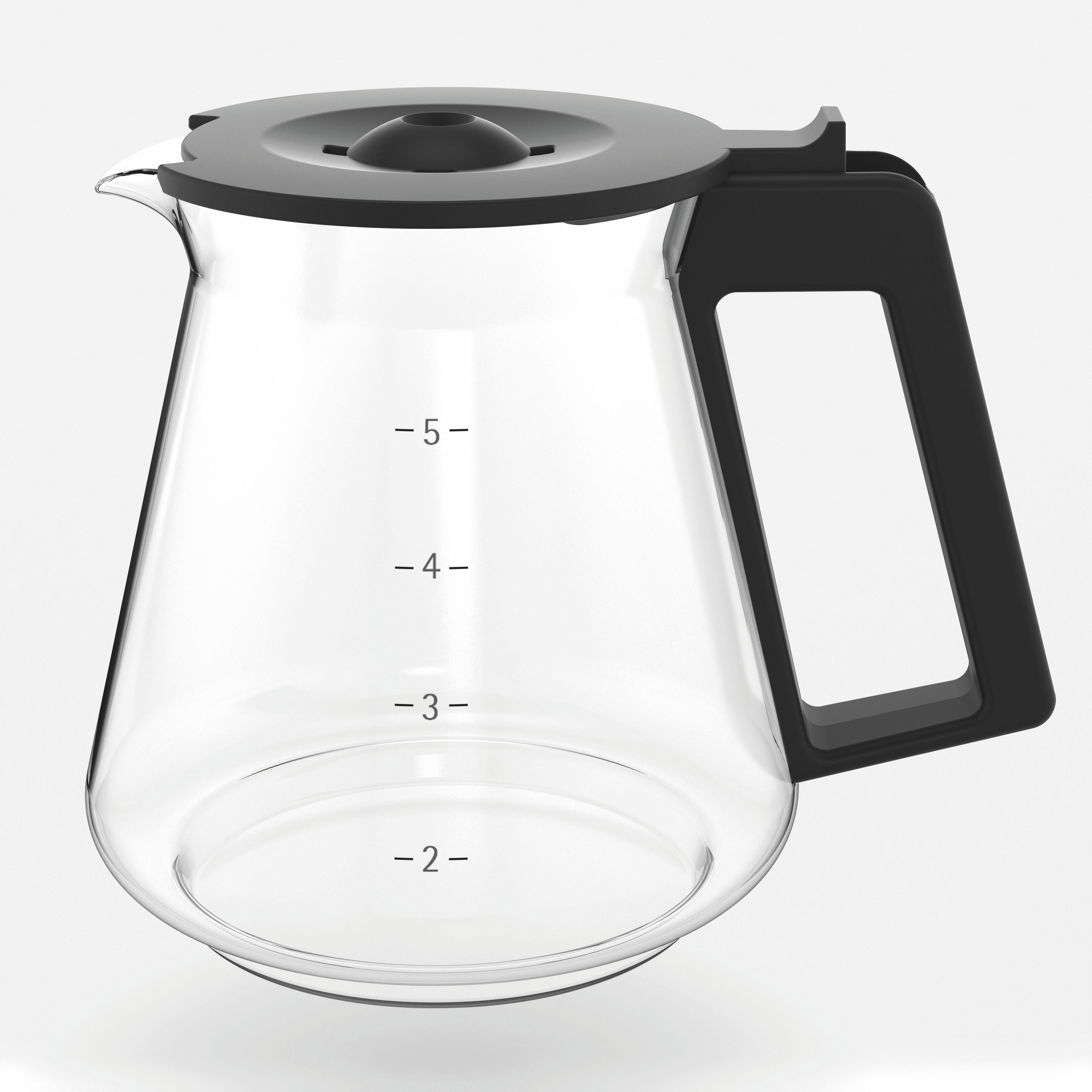WMF  KITCHENminis Aroma - Filterkoffiezetapparaat - Inhoud watertank: 0,625 l - Type kan: Aroma glazen-kan  - Zilver