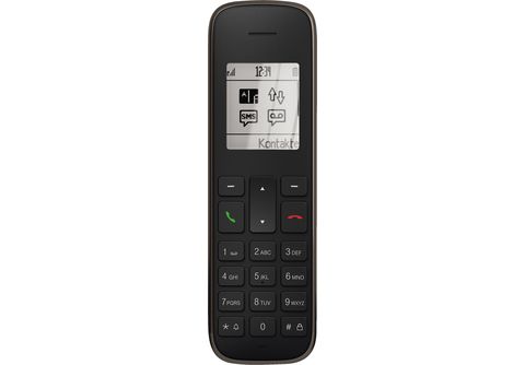 Telefon Telefon TELEKOM SATURN | Schwarz (Mobilteile: PA plus 1) Sinus 207 1 kaufen in