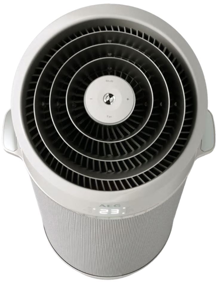 AEG AirOundio AXP26V578HW Klimagerät Silber/ Weiß (Max. Raumgröße: 40 m², EEK: A+)