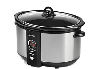 FERRARI G 10062 SLOW COOKER - Küchenmaschine mit Kochfunktion (Schwarz/Silber)