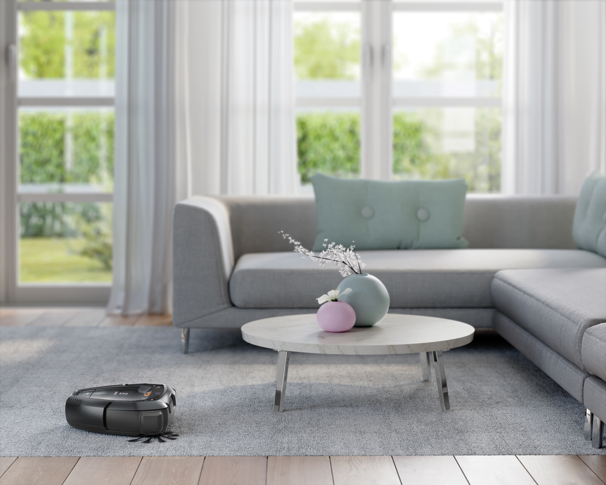 ELECTROLUX PI91-5SGM Pure i9 robotporszívó 3D lézeres navigációval, szürke