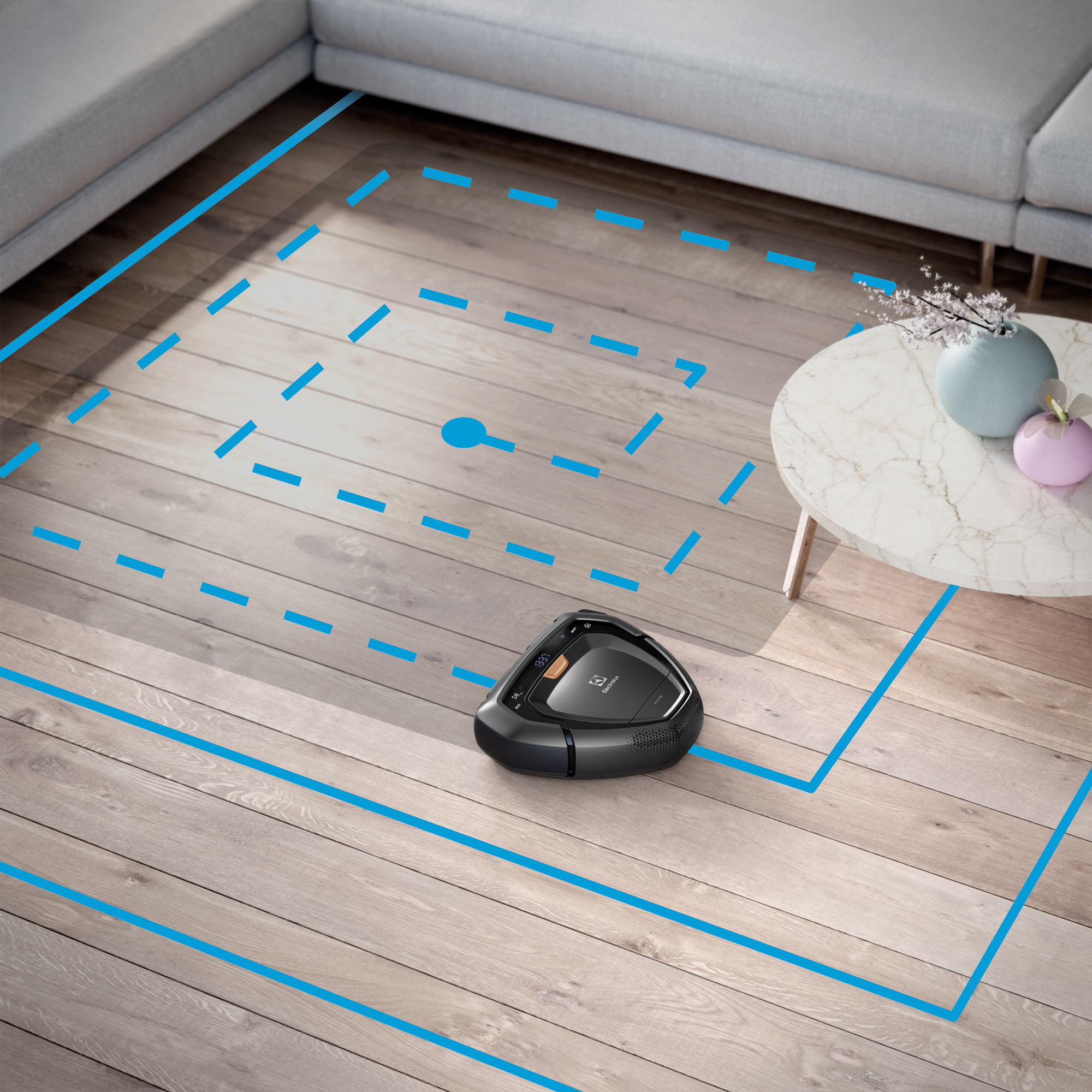 ELECTROLUX PI91-5SGM Pure i9 robotporszívó 3D lézeres navigációval, szürke