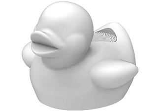 BIGBEN Lumin US Duck Bluetooth Lautsprecher, Transparent, Wasserfest