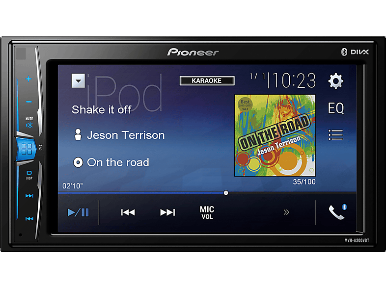 Pioneer mvh a200vbt подключение телефона