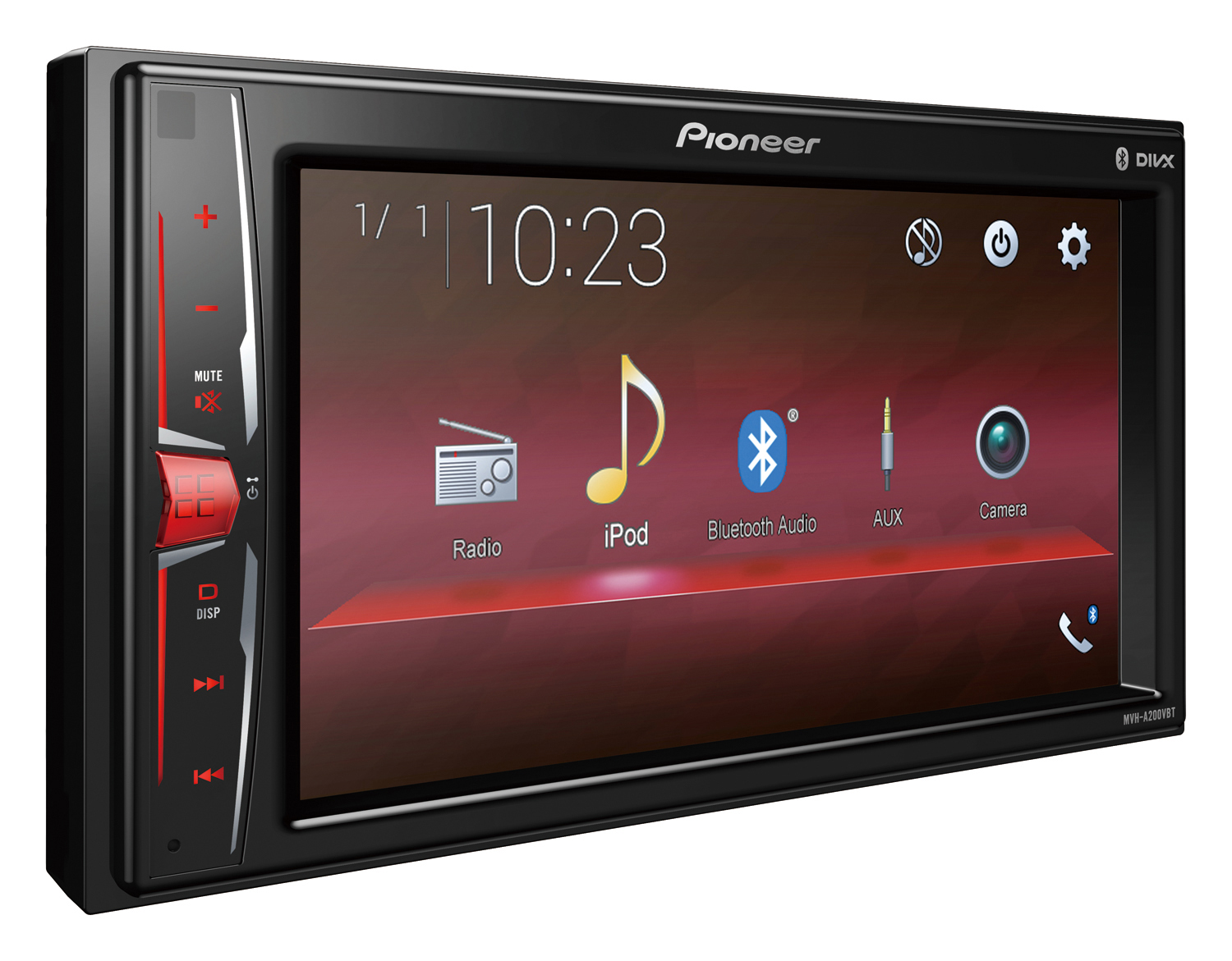 PIONEER MVH-A200VBT Multimediaradio 2 DIN (Doppel-DIN), 50 Watt