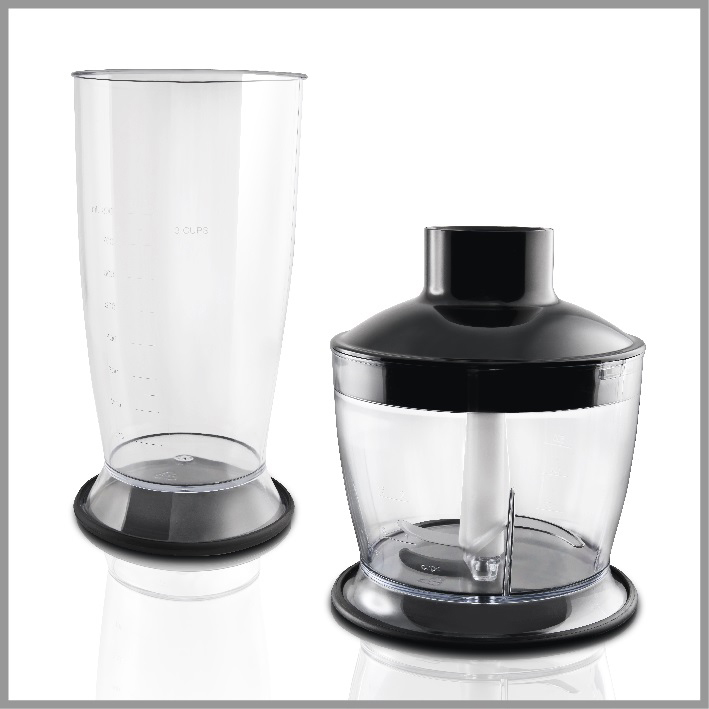 KOENIC KHB 4421 Stabmixer Schwarz/Chrom (1000 Watt, 0.5 Liter, 0.8 l)