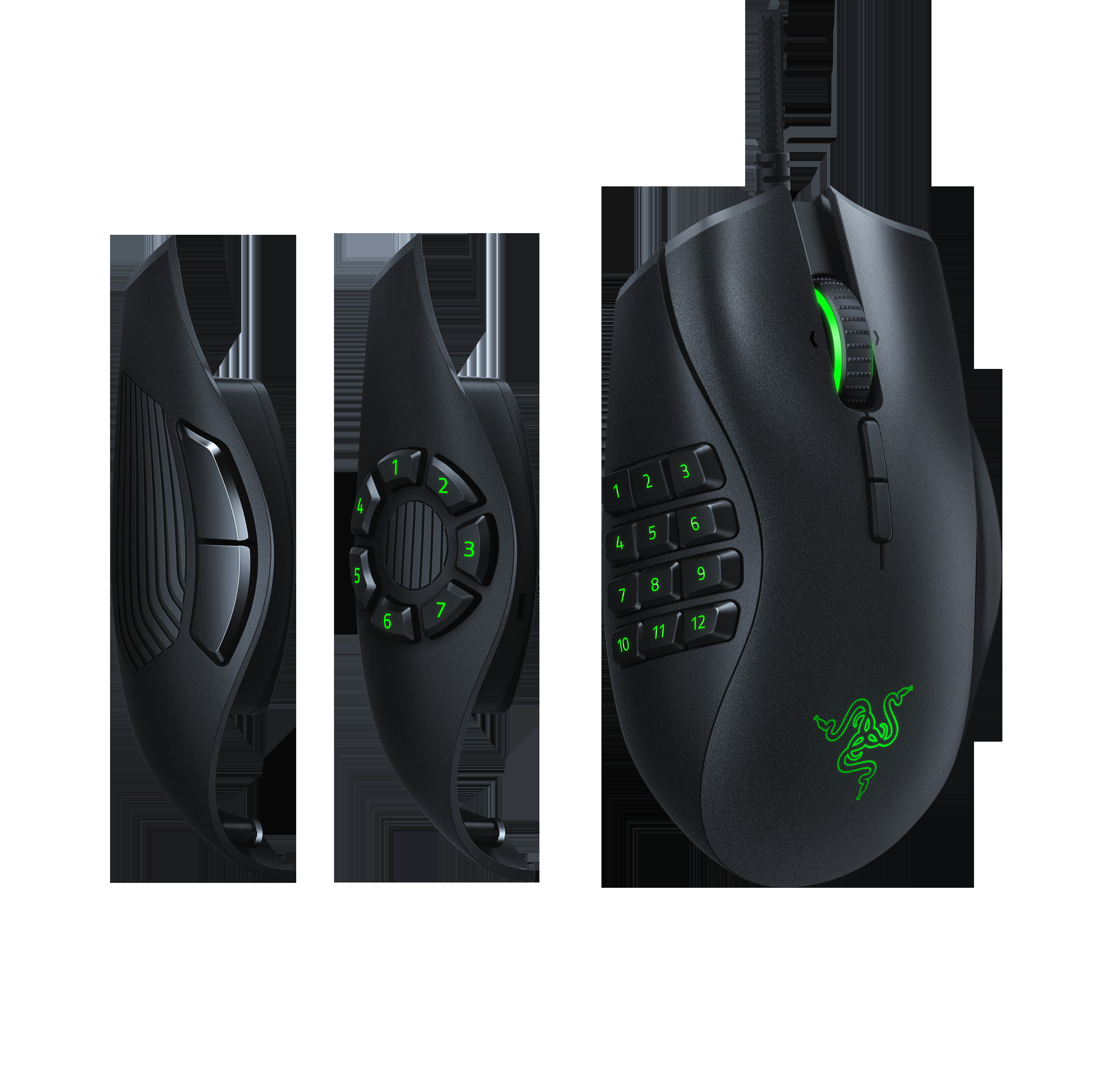 RAZER Naga Trinity Maus, Schwarz