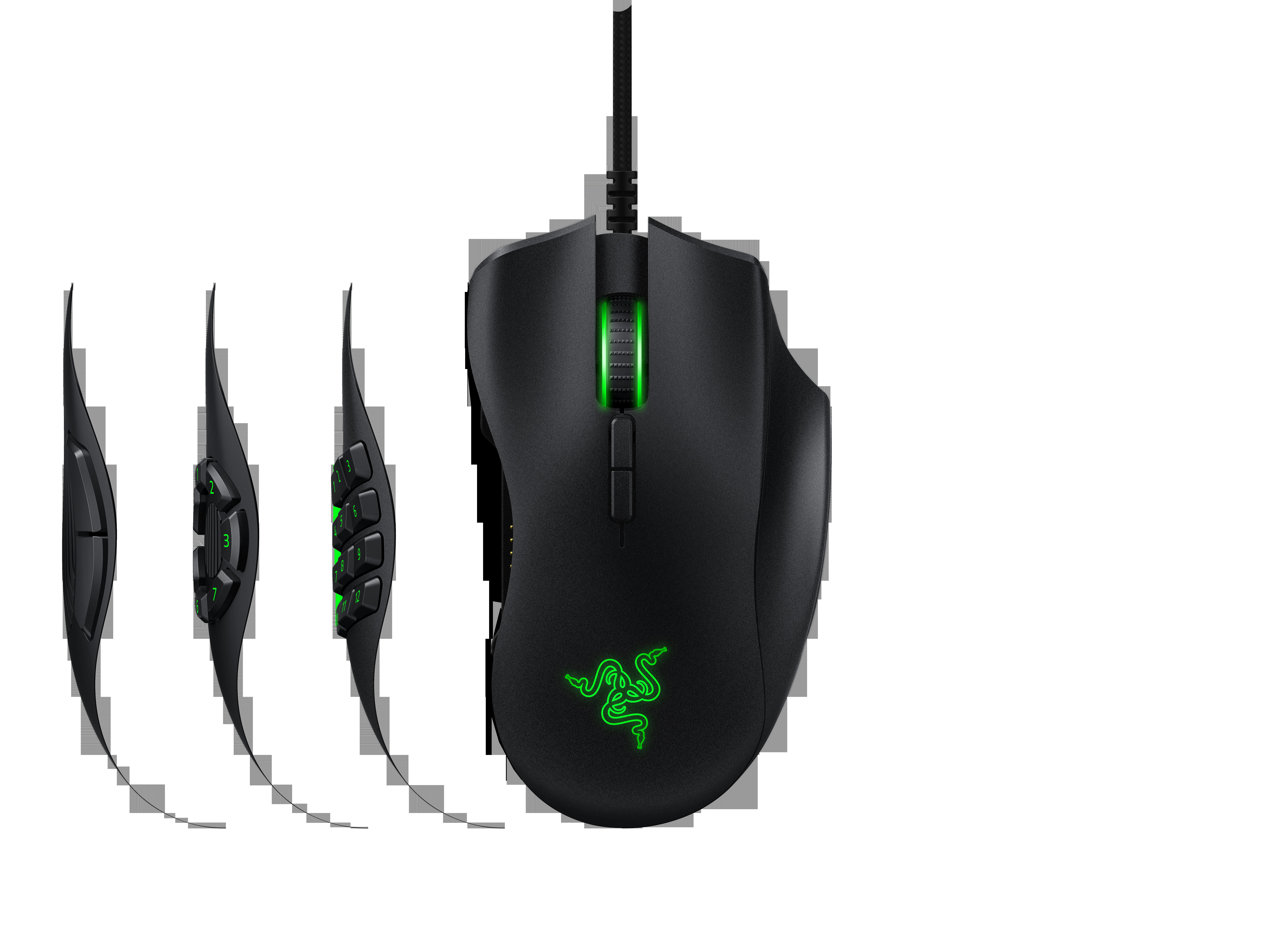 RAZER Naga Trinity Maus, Schwarz