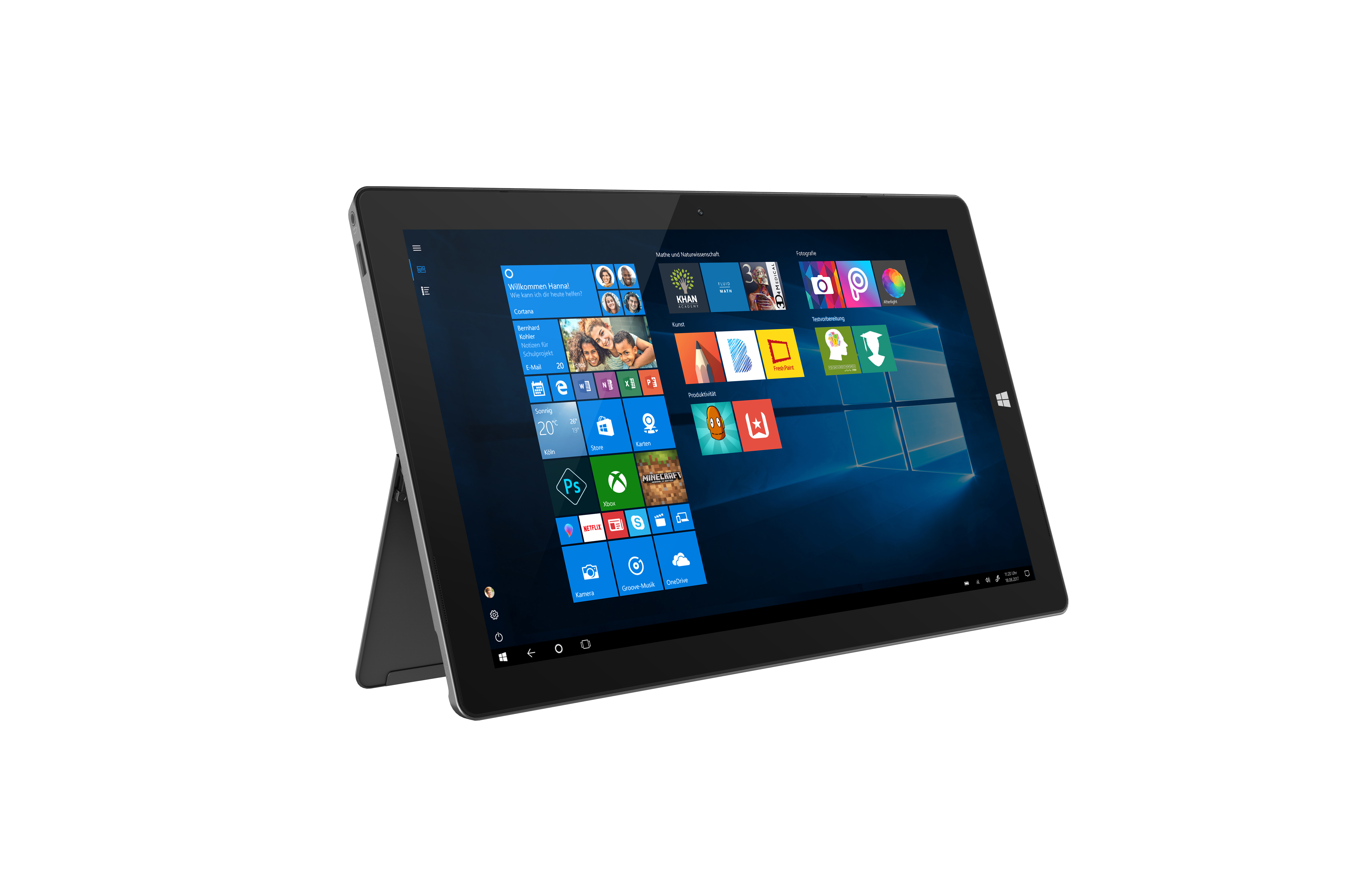 TREKSTOR Primetab T13B (Ausstellungsstück) Convertible, 13,3 Zoll, Full-HD Touchscreen, Intel® Pentium® Prozessor N4200 (bis zu 2,50 GHz, 2 MB Intel® Cache), 4 GB