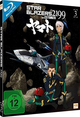 Blu-ray-Cover mit Anime-Charakteren im Weltraum.