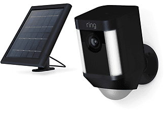 RING Solar Panel - schwarz für Spotlight Cam (Akku), verstellbare Halterung, 4m Verbindungskabel