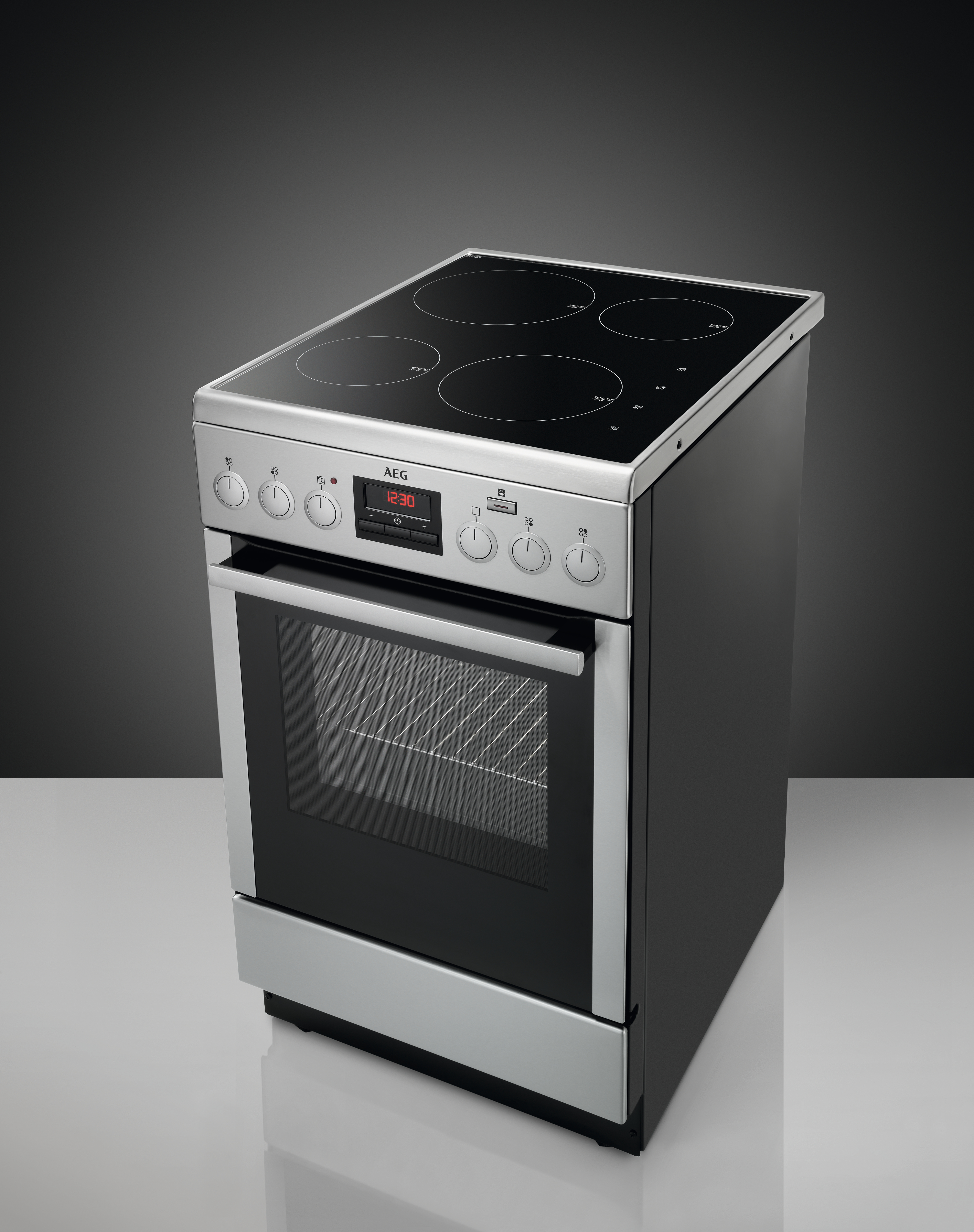 AEG CIB56400BX Standherd (EEK A, Induktionskochfeld, 58 l)