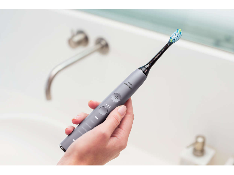 PHILIPS Sonicare DiamondClean Smart HX9924/47 Szónikus elektromos fogkefe, ezüst
