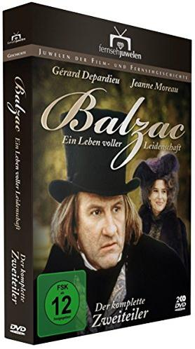 DVD-Hülle mit Gérard Depardieu und Jeanne Moreau auf dem Cover, "Balzac".