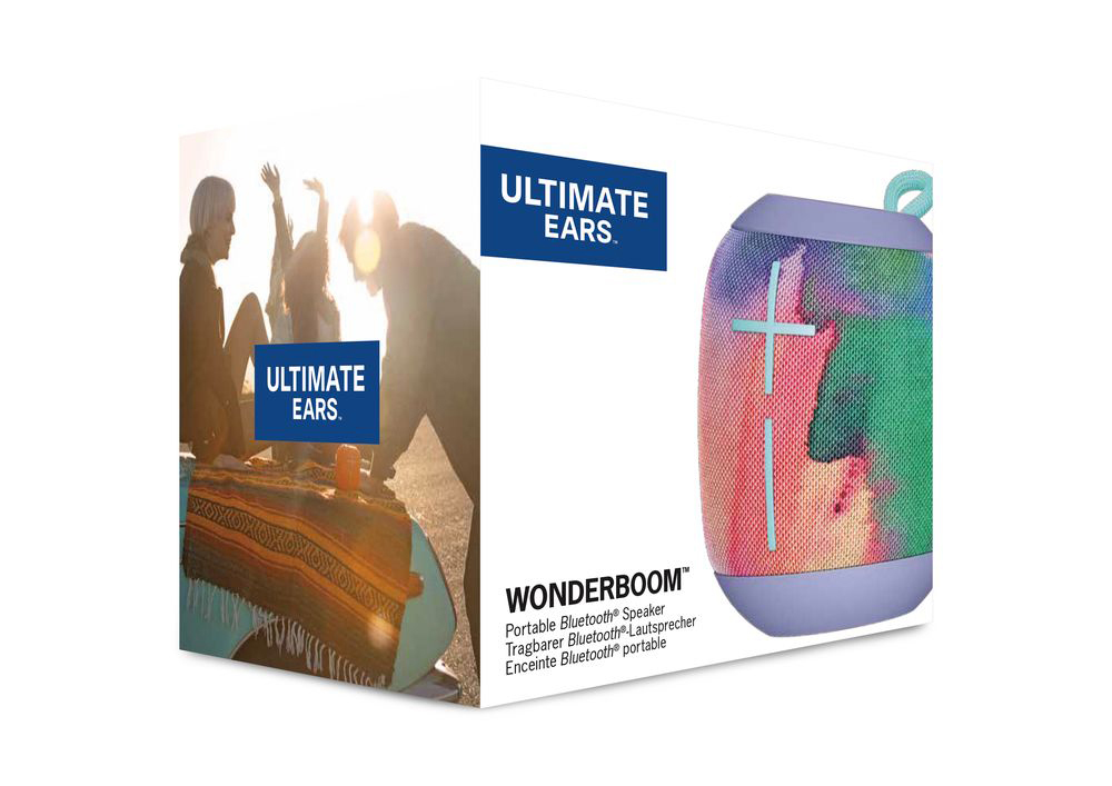 ULTIMATE EARS WONDERBOOM Unicorn Bluetooth Lautsprecher, Mehrfarbig, Wasserfest