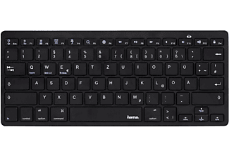 HAMA hama KEY4ALL X510 - Tastiera Bluetooth - QWERTZ (Tedesco) - Nero - tastiera (Nero)