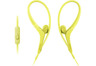 SONY AS410AP - Écouteurs avec crochets auriculaires  (In-ear, Jaune)
