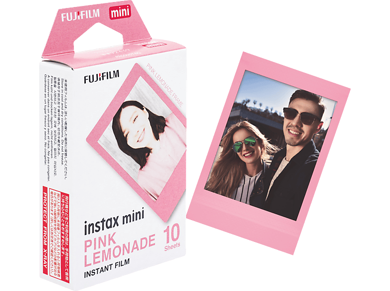 FUJIFILM instax mini Film Pink Lemonade Sofortbildfilm Passend für alle instax mini Sofortbildkameras und instax SHARE SP2 Sofortbildkamera-Filme | MediaMarkt