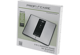 PROFI CARE Körperfettwaage PC-PW 3008 BT silber