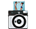 FUJIFILM Instax SQUARE SQ6 - Sofortbildkamera Pearl White