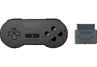 8BITDO SN30 Retro Set -  (Schwarz)