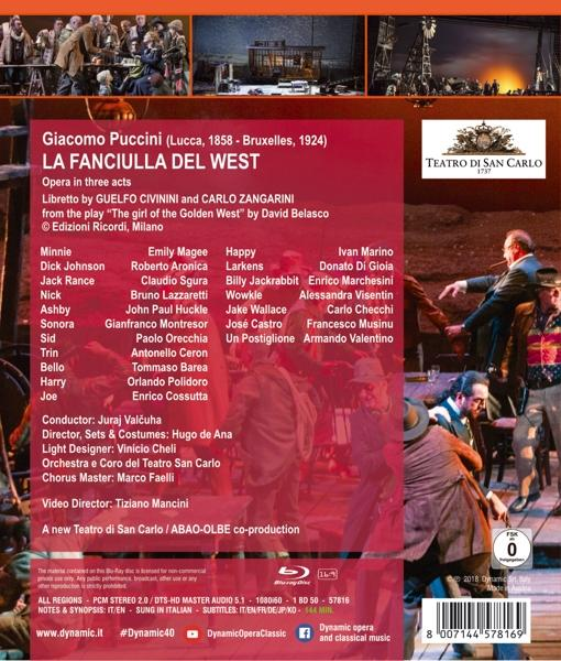 VARIOUS - del La - West Fanciulla (Blu-ray)