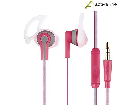 HAMA Reflectivef - Casques (In-ear, Rose)