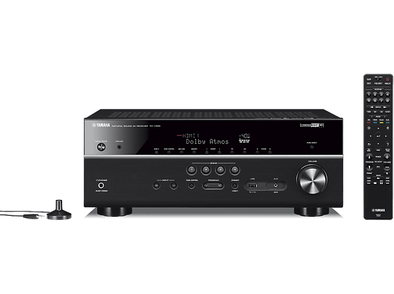 YAMAHA A/V-versterker MusicCast Dolby Atmos Vision Zwart (RX-V685BL)