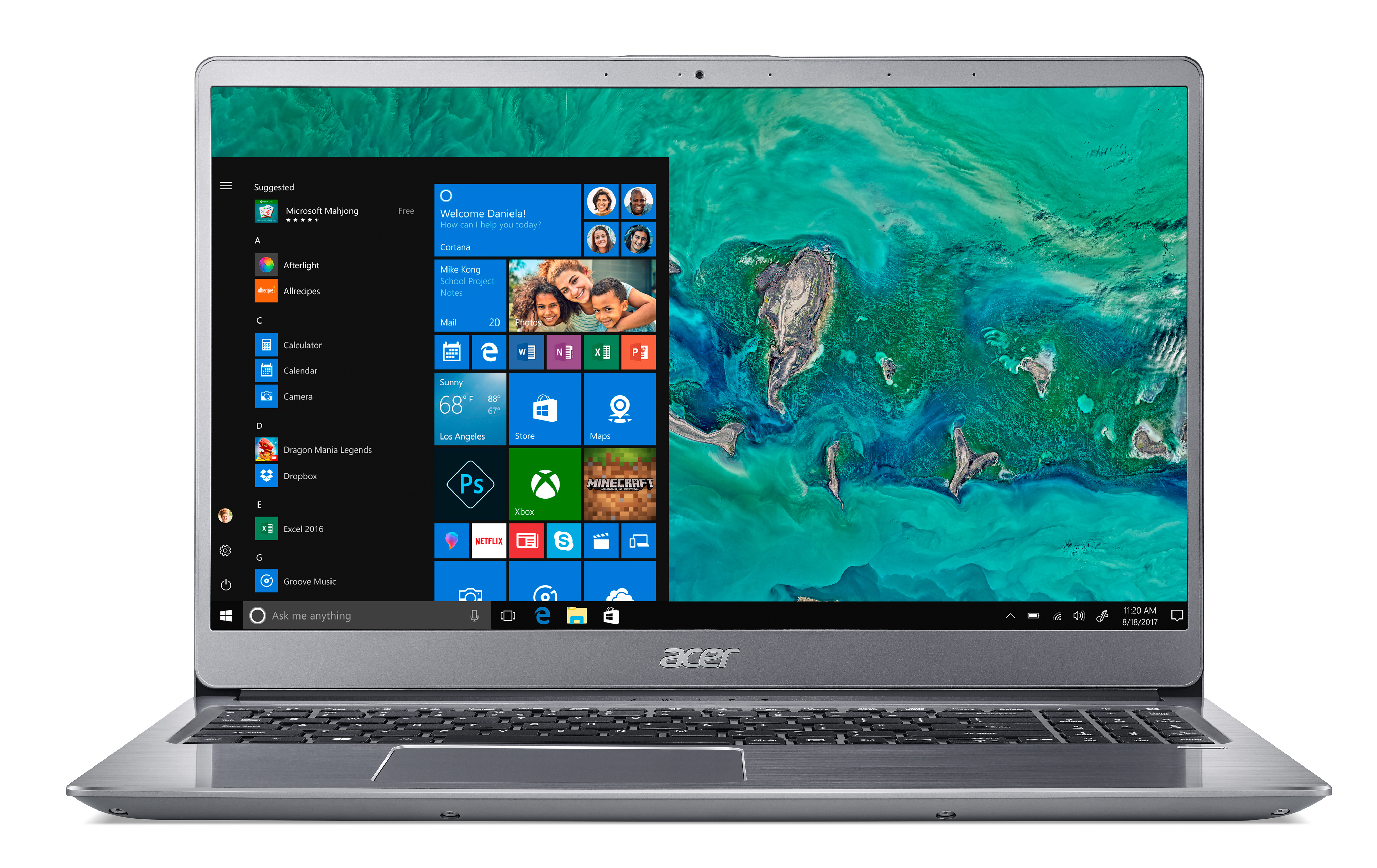 ACER Swift 3 (SF315-52-813L) - 15,6 Zoll - Intel® Core™ i7 i7-8550U - 8 GB - 256 GB - Intel® UHD 620 - Windows 10 Home (64 Bit)