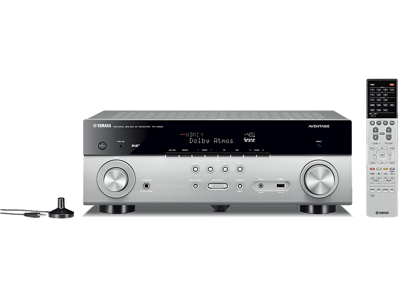 YAMAHA A/V-versterker Aventage MusicCast Dolby Atmos Vision Titanium (RX-A680TI)