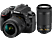 NIKON D3400 + AF-P DX NIKKOR 18-55mm f/3.5-5.6G VR + AF-P DX NIKKOR 70–300 mm f/4.5-6.3G ED VR - Spiegelreflexkamera Schwarz