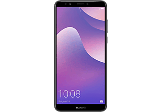 HUAWEI Y7 Prime 2018 Dual SIM fekete 32GB kártyafüggetlen okostelefon