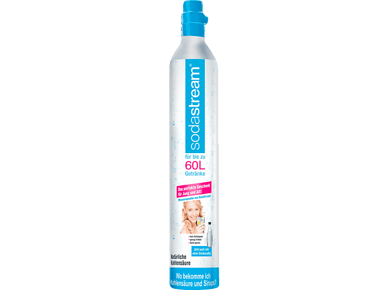 Sodastream Reserve-Zylinder 60 Liter; Austauschzylinder für Soda-Geräte — Foto 2 von 2