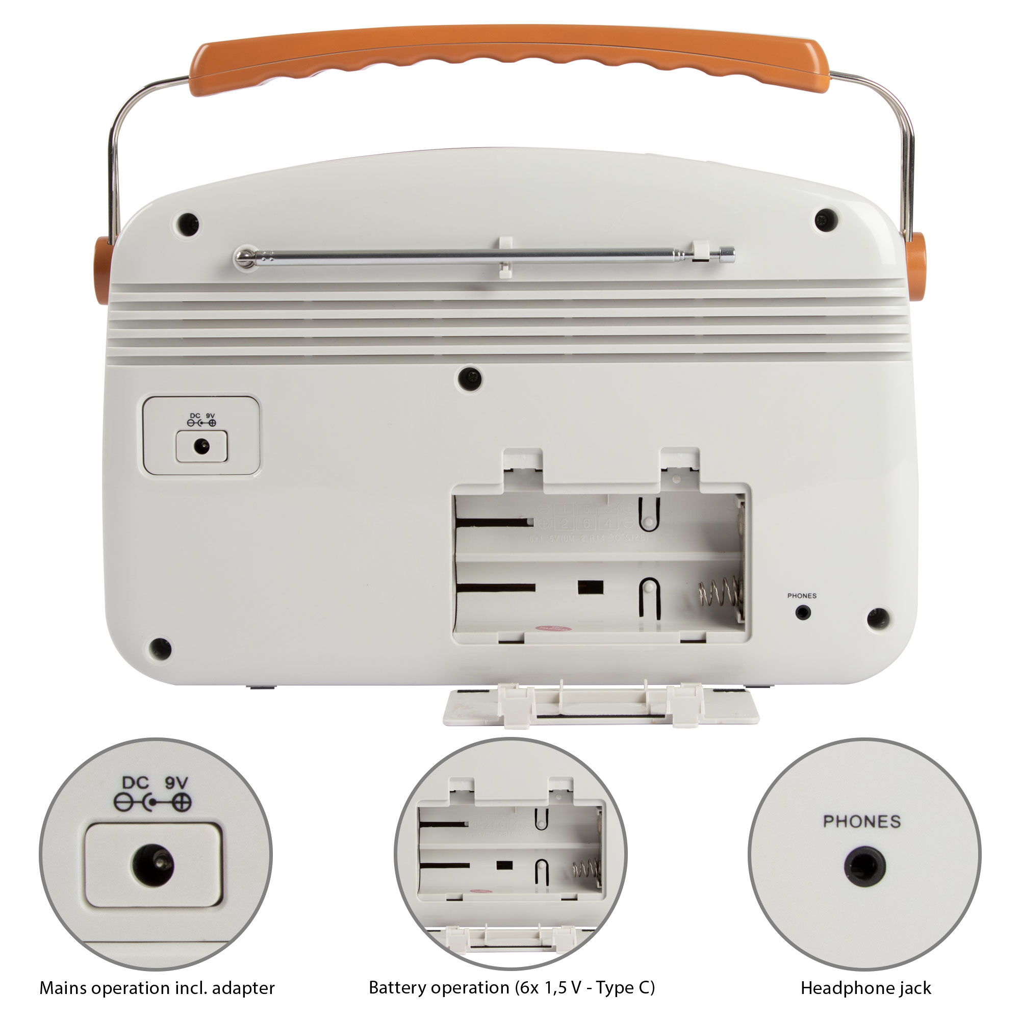 AEG NDR 4156 Digitalradio, DAB+, DAB, Creme