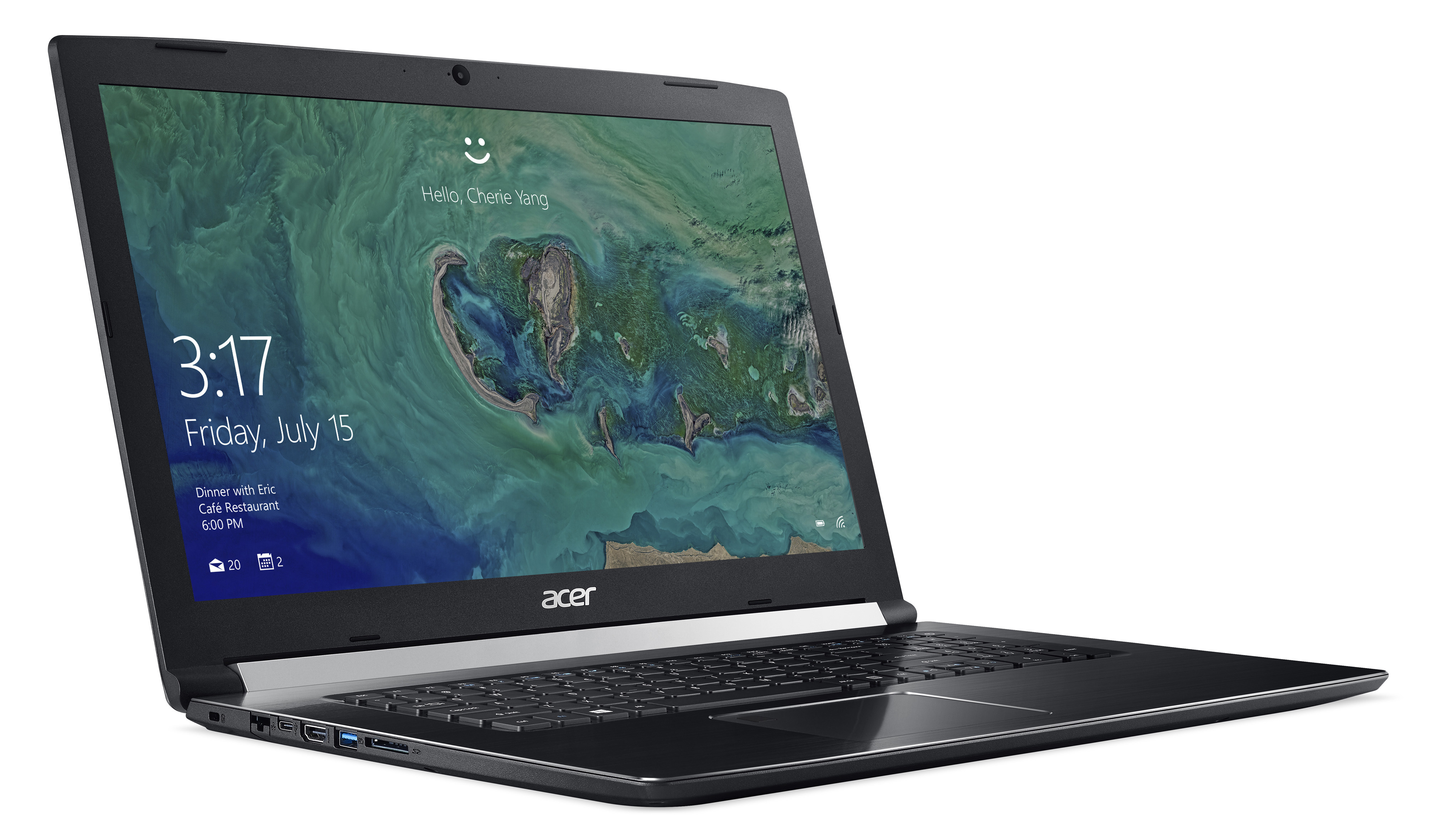 ACER Aspire 7 (A717-72G-70N2) - 17,3 Zoll - Intel® Core™ i7 i7-8750H - 8 GB - 128 GB - NVIDIA GeForce® GTX 1060 - Windows 10 Home (64 Bit)